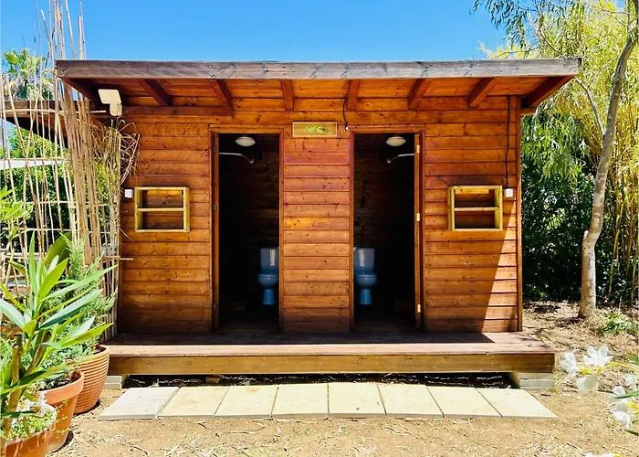 Glamping On Organic Yoga Farm With Natural Swimming Pool Near Beach